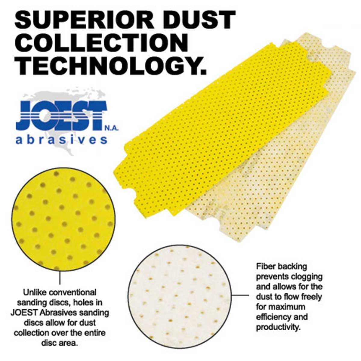 Jöst 80 Grit Sanding Sheets 15ct