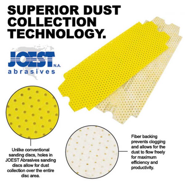 Jöst 220 Grit Sanding Sheets 15ct