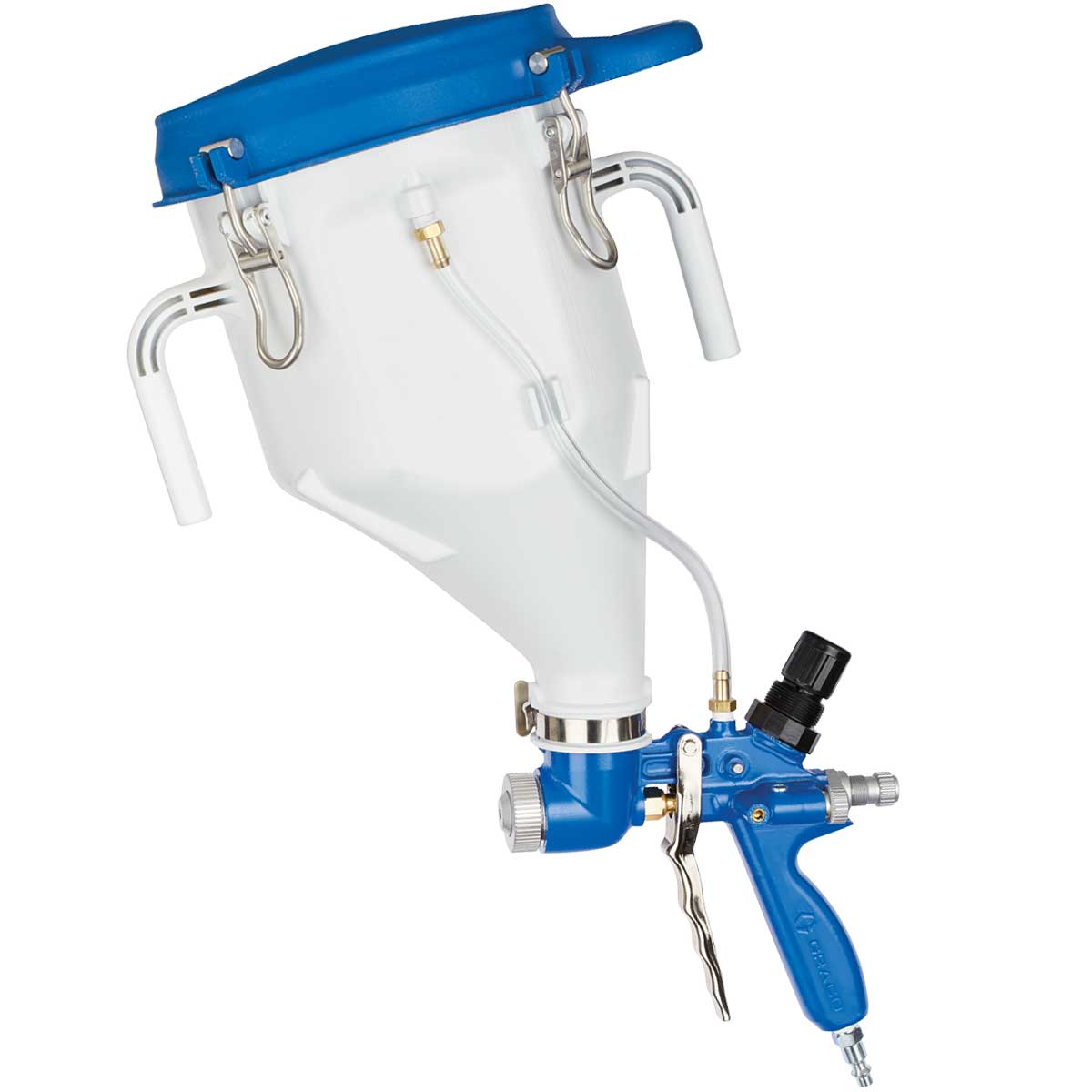 Graco FastFinish Pressure-Boosted Hopper Gun 25D496