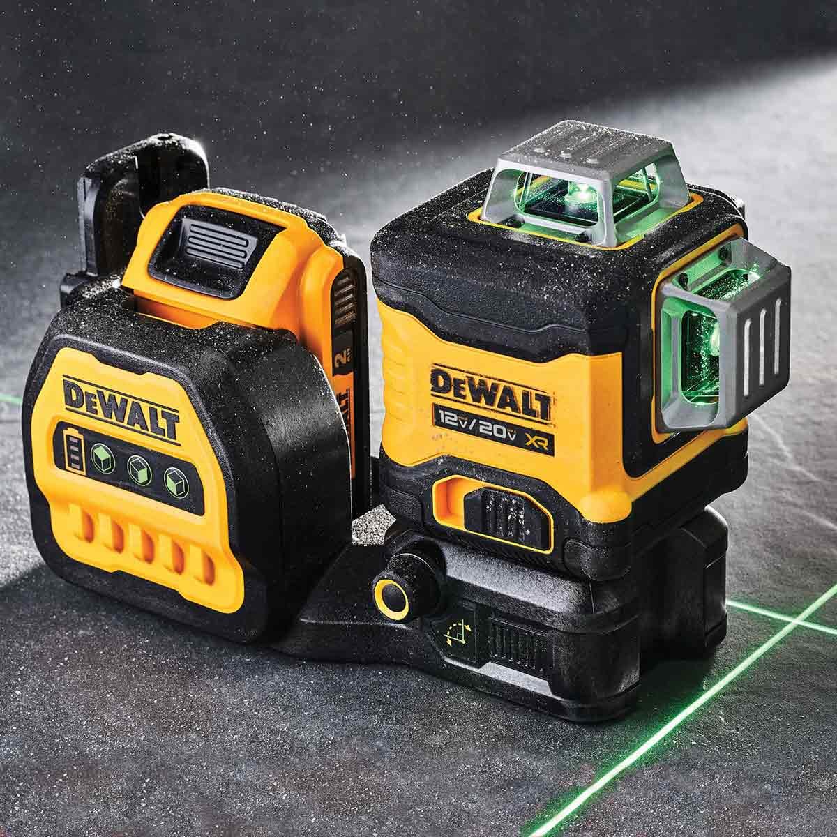 DeWalt 20V MAX XR® 3 X 360 Green Line Laser DCLE34030GB | AMES