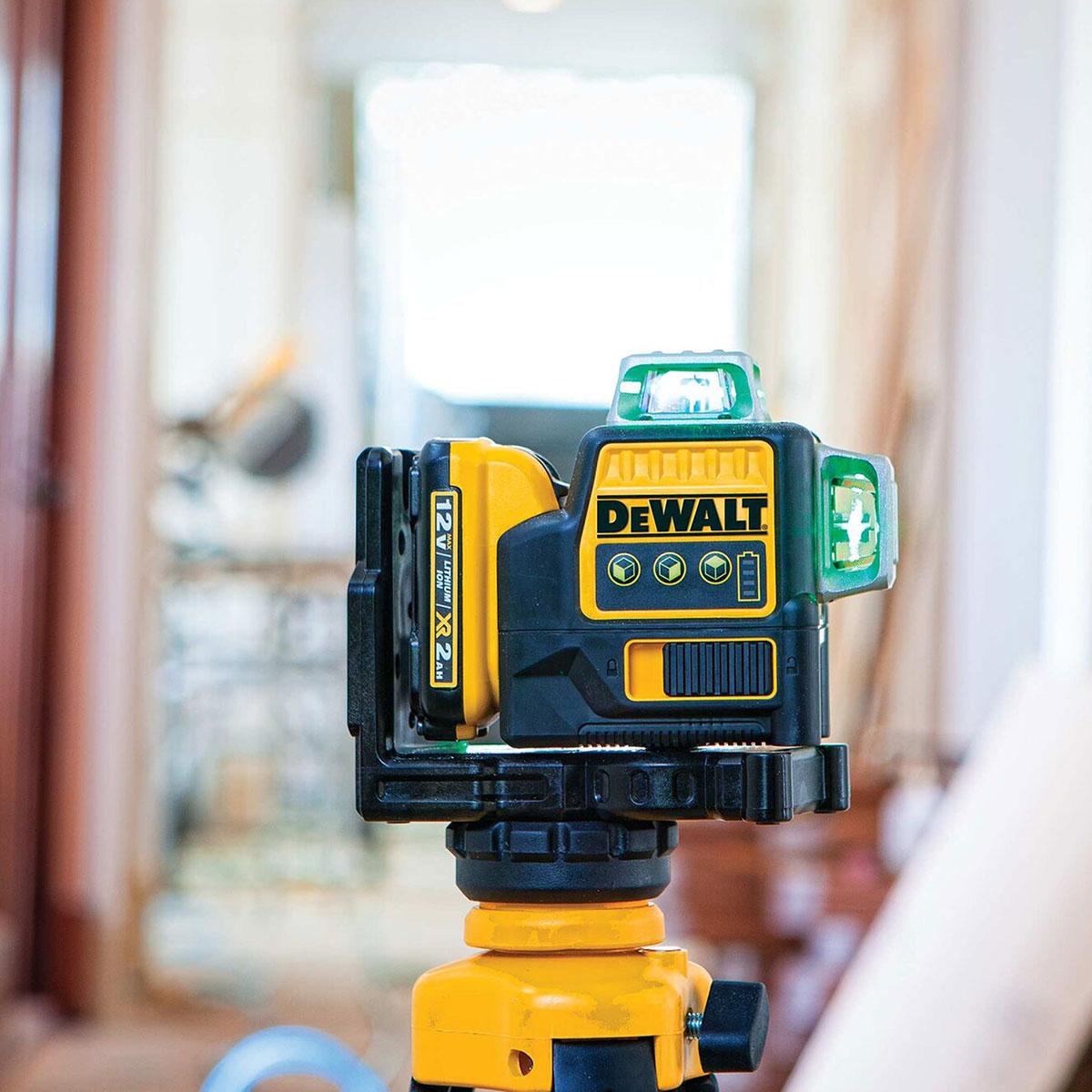 DeWalt 12V MAX 3 x 360 Green Line Laser DW089LG-QU | AMES Tool Co.