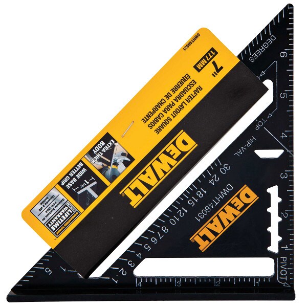 DeWalt 7" Premium Rafter Square