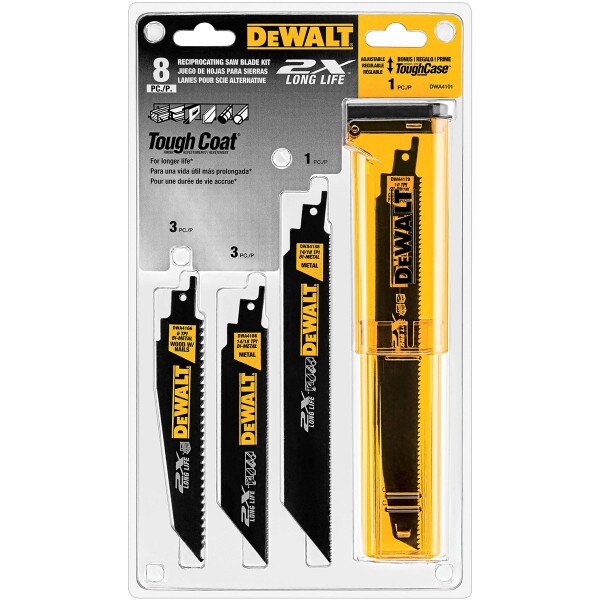 DeWalt 8pc 2X Recip Blade Set