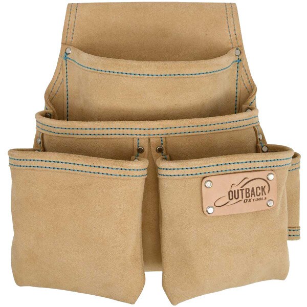 OX 4 Pocket Fastener Pouch - Suede