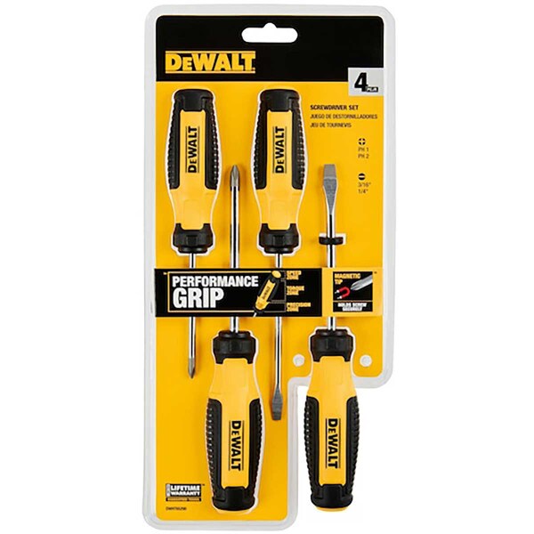DeWalt Screwdriver Set 4pk