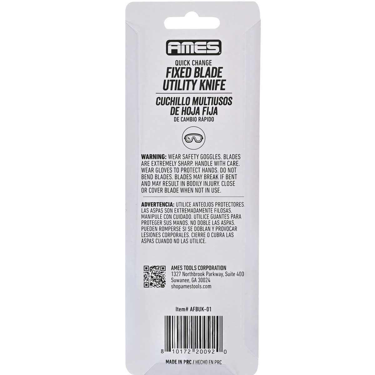 AMES Utility Knife AFBUK-01