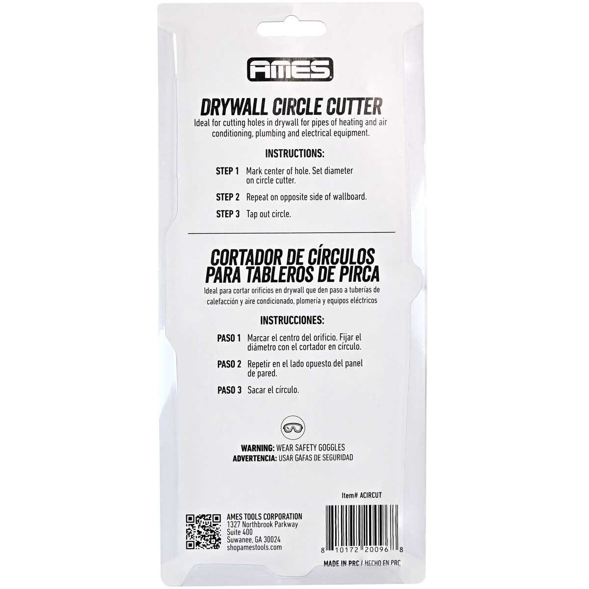 AMES Circle Cutter ACIRCUT