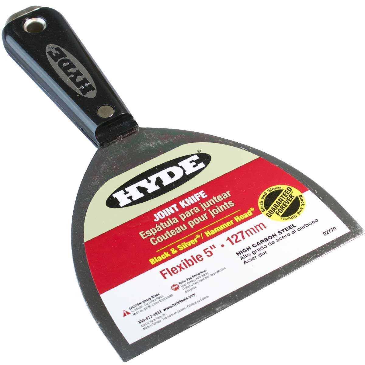HYDE 02770 Black & Silver Hammer Head Flexible 5